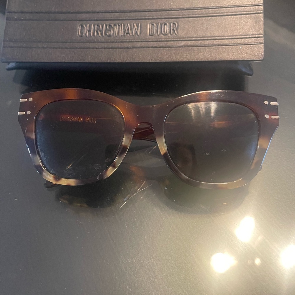Christian Dior tortoise sunglasses